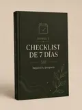 Checklist imprimible de 7 días